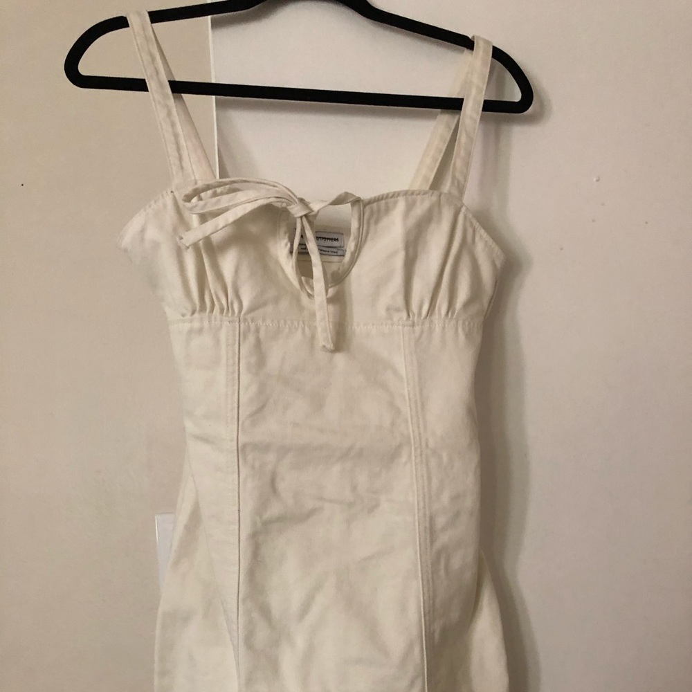 Urban Outfitters Ivory Denim Dress